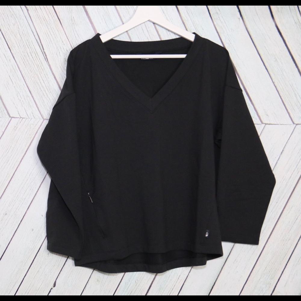 The North Face Bayocean v neck TNF Black top XL